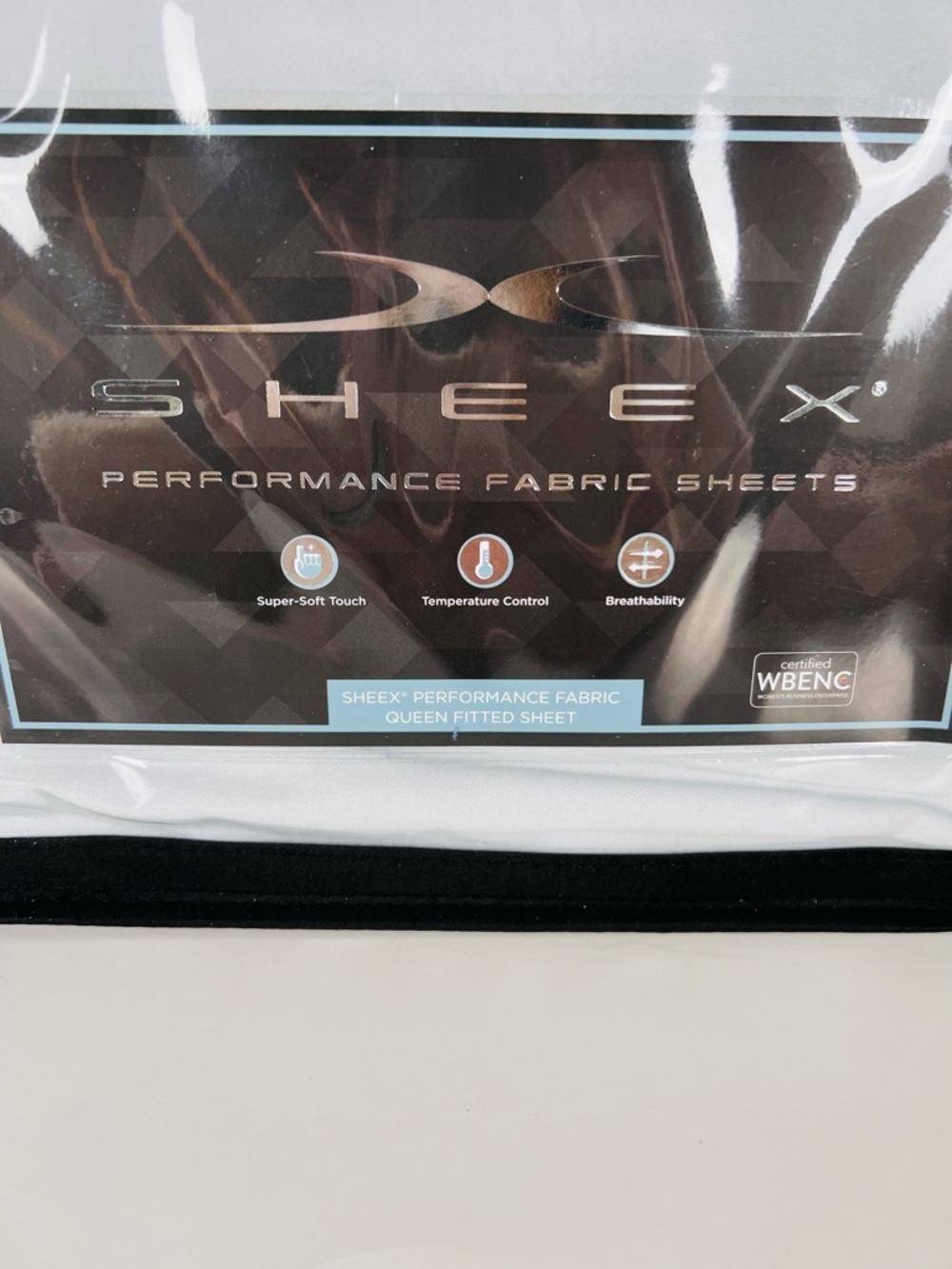 NWT Sheex Original Performance Queen Fitted Sheet In Pearl Blue - Picture 3 of 7